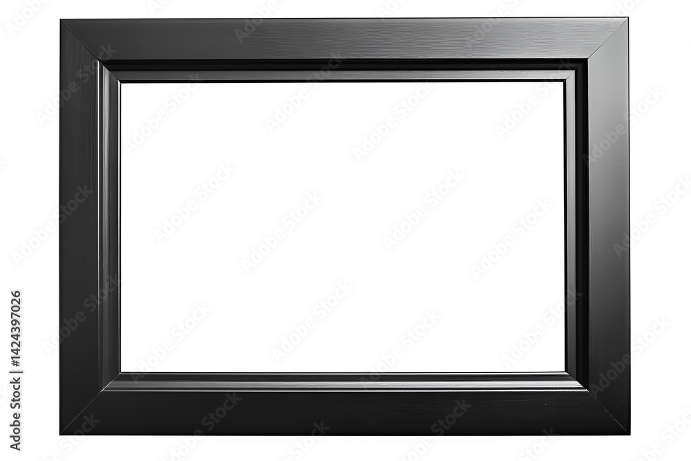 Elegant Black Frame Ready for Your Artwork Simple Minimalist Design Elegant Black Frame Ready for Your Artwork Simple Minimalist Design