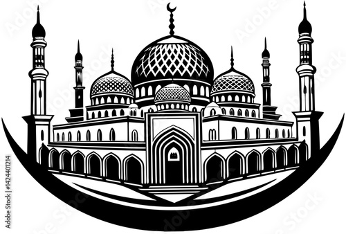 taj mahal silhouette