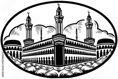 vector illustration of a mosque