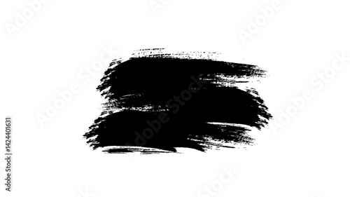 Hand-drawn grunge brush texture, Paint the black brush background and your text with an alpha channel. Watercolor Retro art Vintage Abstract background.	
