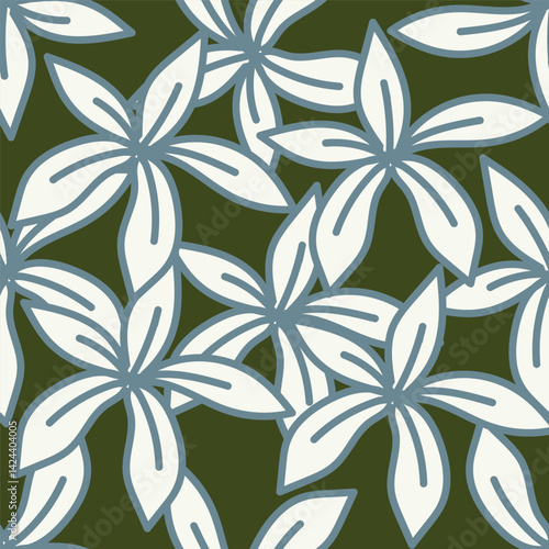Vintage seamless floral pattern. Liberty style background of small mauve and lilac flowers. Small flowers scattered over a white background. Stock for printing on surfaces