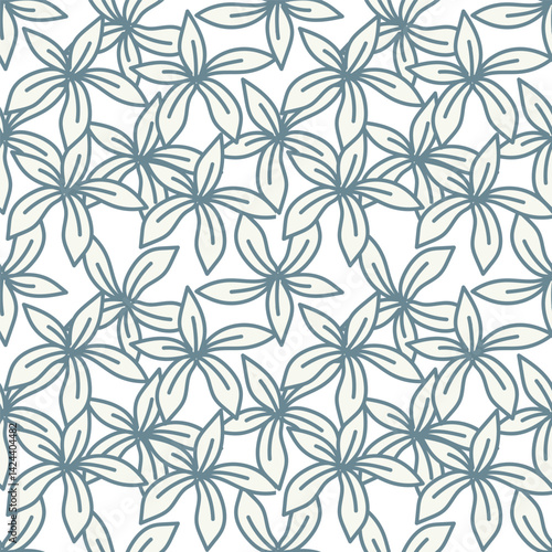 Vintage seamless floral pattern. Liberty style background of small mauve and lilac flowers. Small flowers scattered over a white background. Stock for printing on surfaces