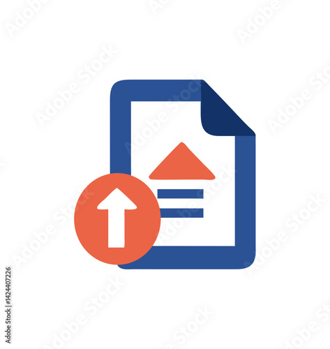 File upload Icon with Arrow Indicating Submission Action Free Download File upload Icon with Arrow Indicating Submission Action - GFXLoad