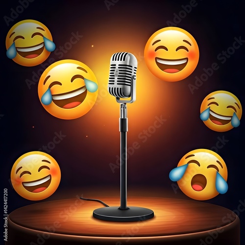  Stand-up comedy night – mic, stage, laughing emojis.jpg
Actions: