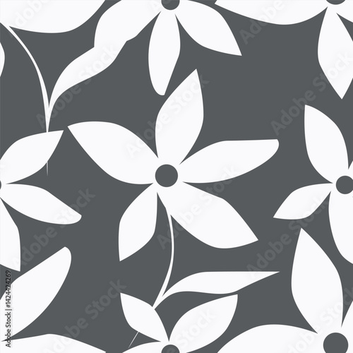 Vintage seamless floral pattern. Liberty style background of small mauve and lilac flowers. Small flowers scattered over a white background. Stock for printing on surfaces.