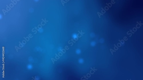 blue bokeh background animation