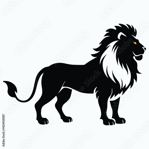 vector illustration of a lion