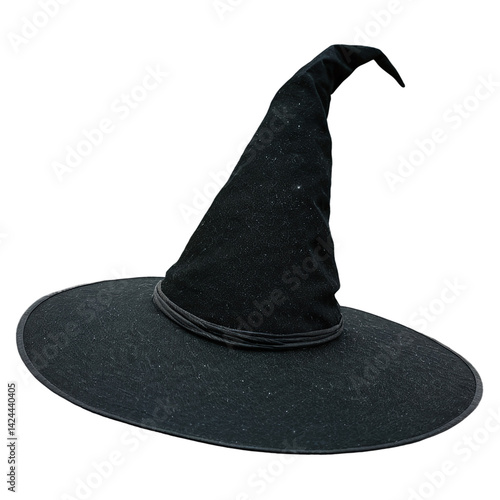 witch wizard hat isolated on transparent background