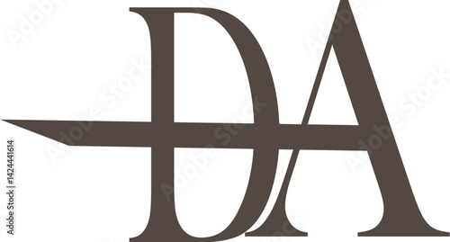 DA,AD,D,A,A,D abstract, letters, logo, monogram, style, symbols, ambitions, icons, 
