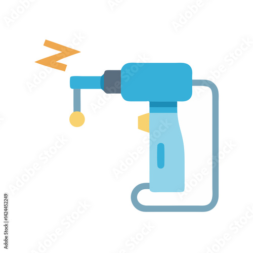Iconic Water Flosser for Oral Hygiene Illustration