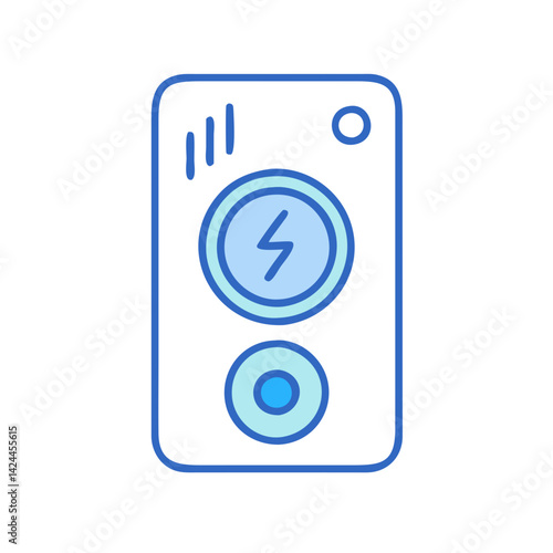 Free Download Wireless charger vector illustration, mobile charging station technology - GFXLoad