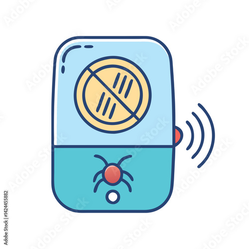 Ultrasonic pest repeller device for safe home