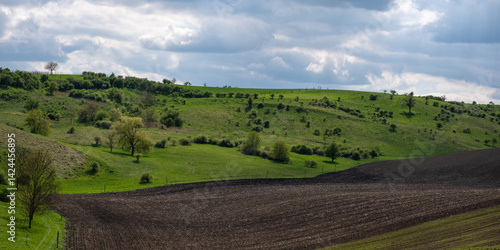 panoramic view of the mountains