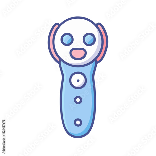 Cute Cartoon Medical Device, Ultrasound or Fetal Doppler