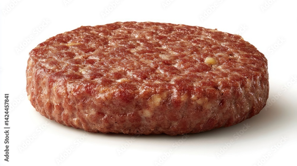 Fully browned burger patty, ideal for well done preference. - Fully browned burger patty, ideal for well done preference. -