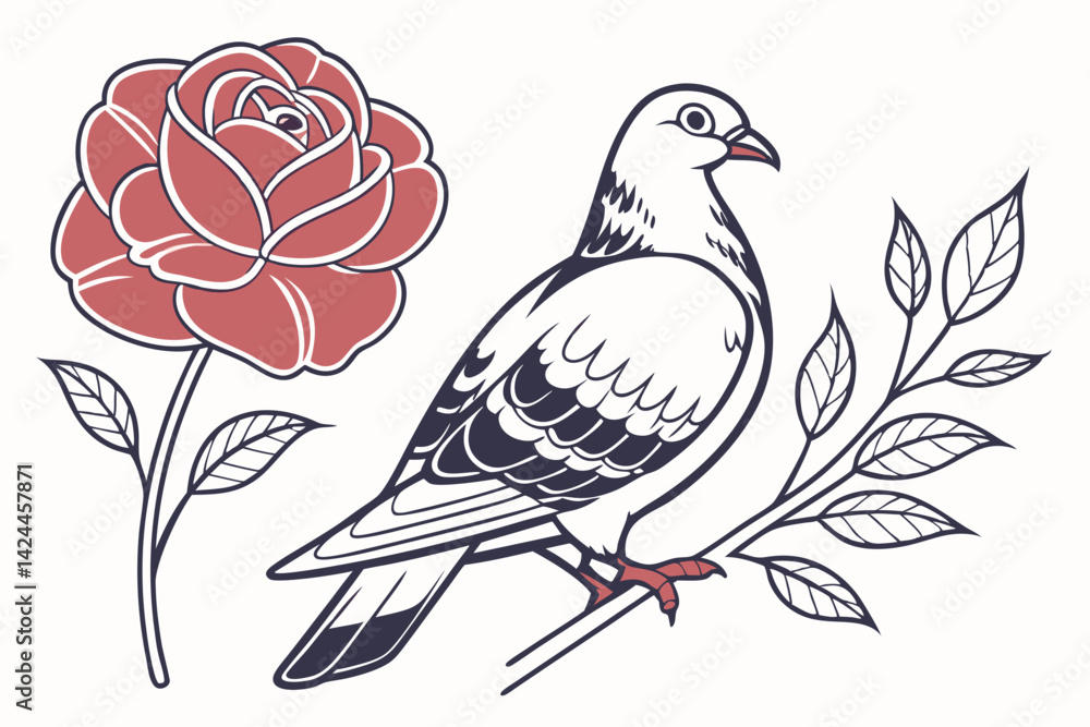 Obraz premium bird on branch