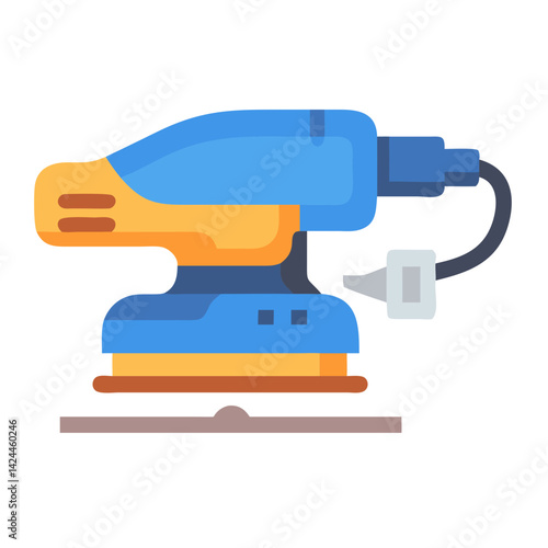 Electric orbital sander, woodworking tool for sanding wood projects