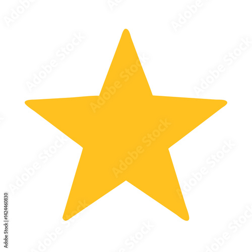 Shining Star Illuminating the Night Sky, Symbolizing Hope and Dreams
