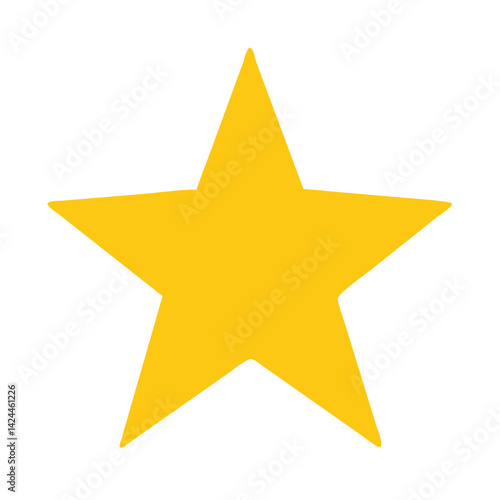 Shining Star Illuminating the Night Sky, Symbolizing Hope and Dreams