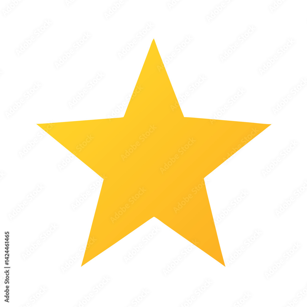 Fototapeta premium Shining Star Illuminating the Night Sky, Symbolizing Hope and Dreams