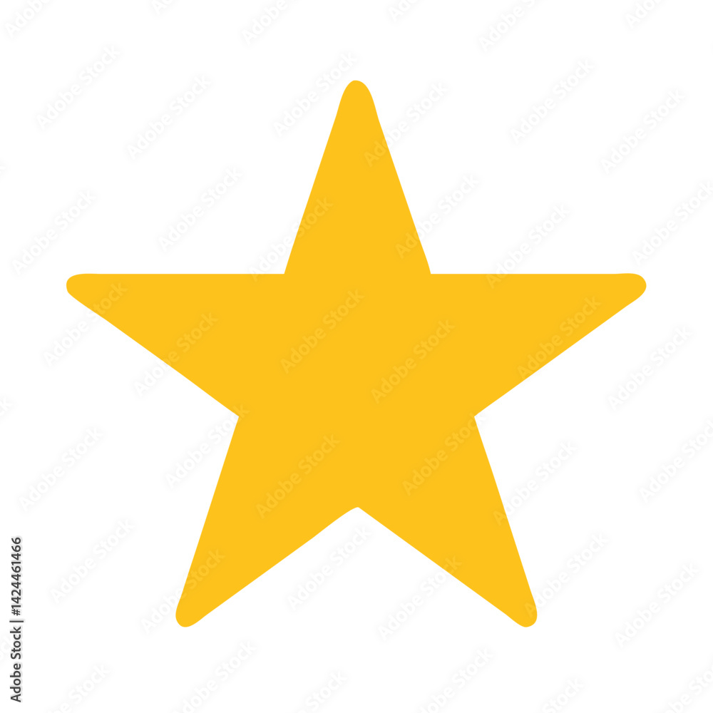 Fototapeta premium Shining Star Illuminating the Night Sky, Symbolizing Hope and Dreams