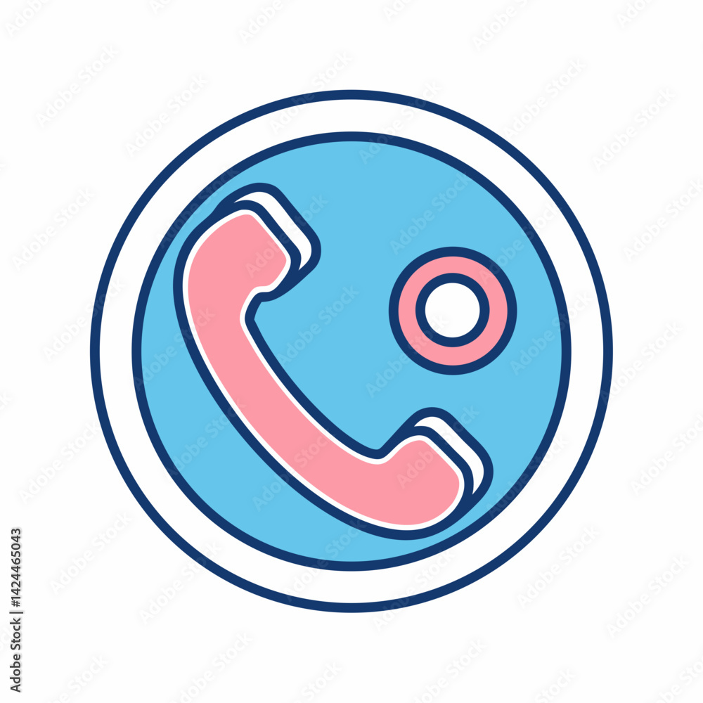 phone icon on white phone icon on white