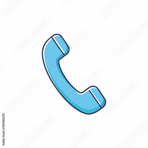 phone icon on white