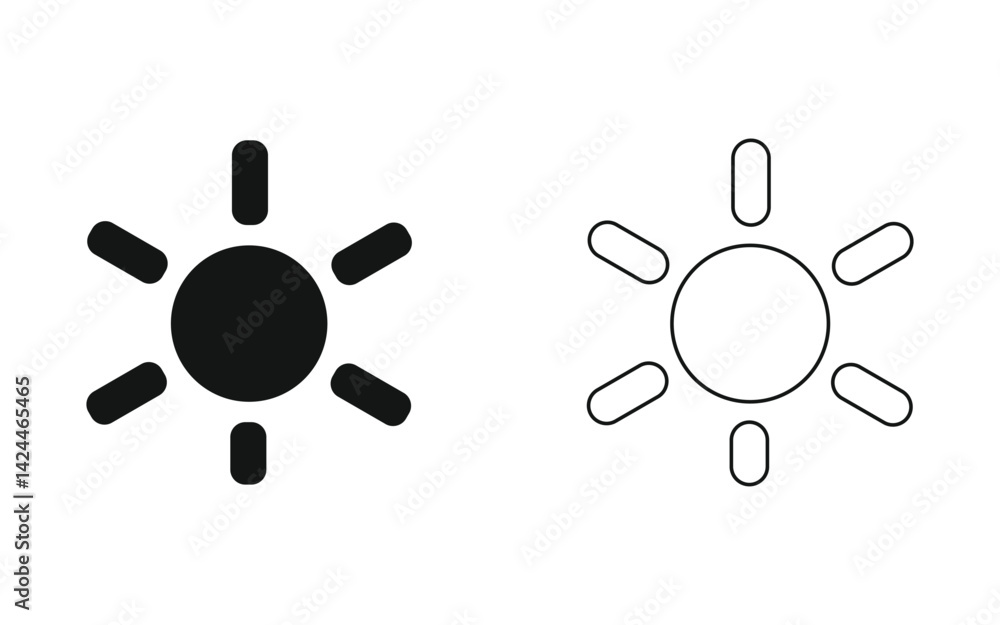 Obraz premium Paw print vector icon illustration on white, a simple design symbol