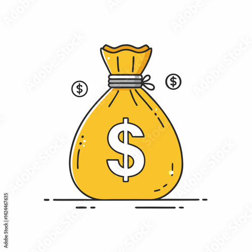 bag with dollar