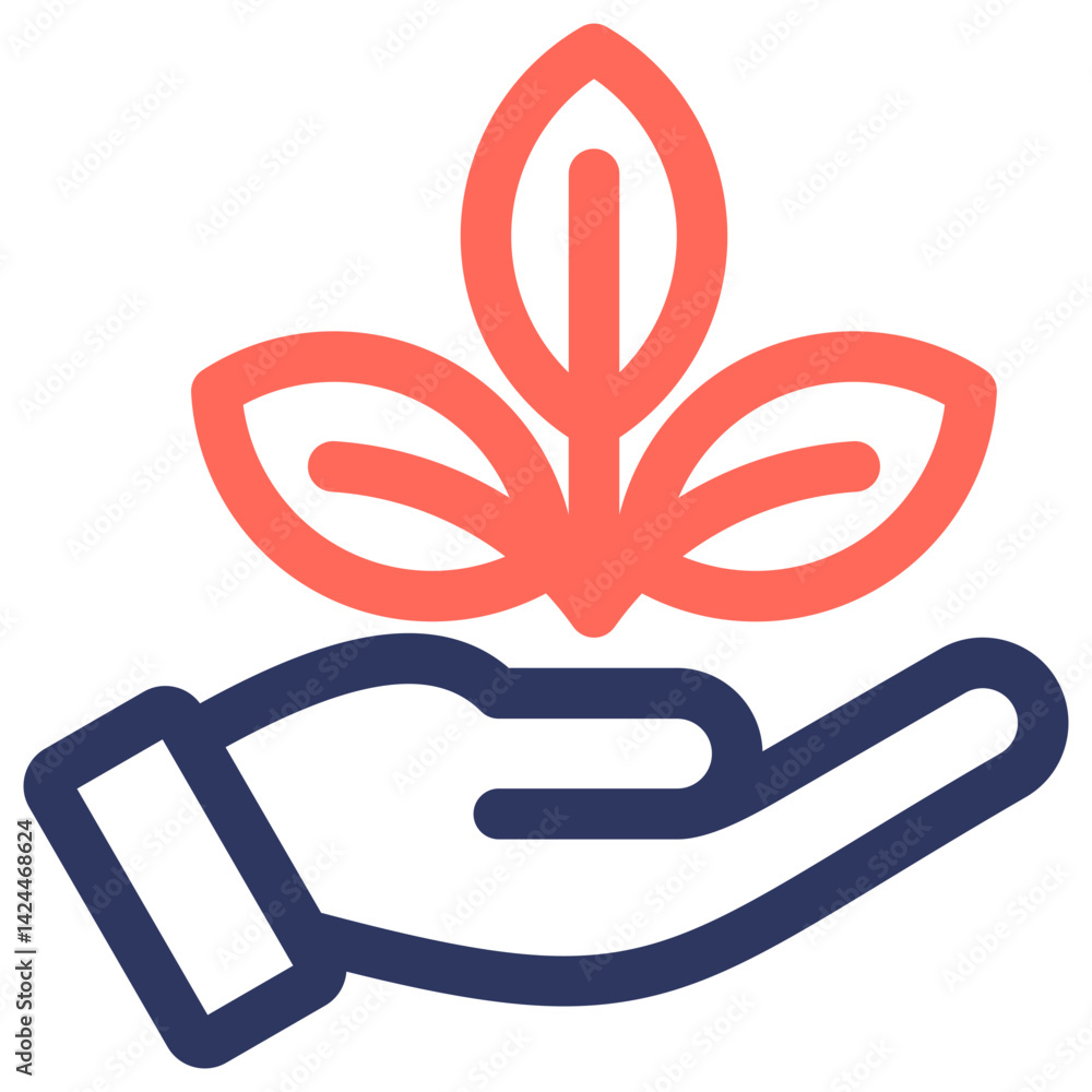 Obraz premium Plant A Tree Icon