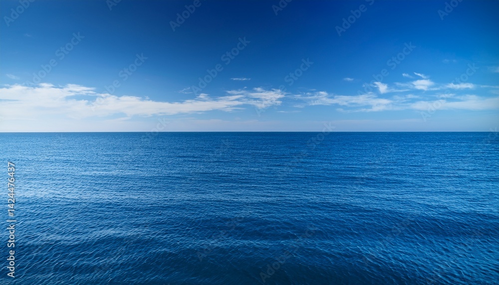 Fototapeta premium calm sea and blue sky