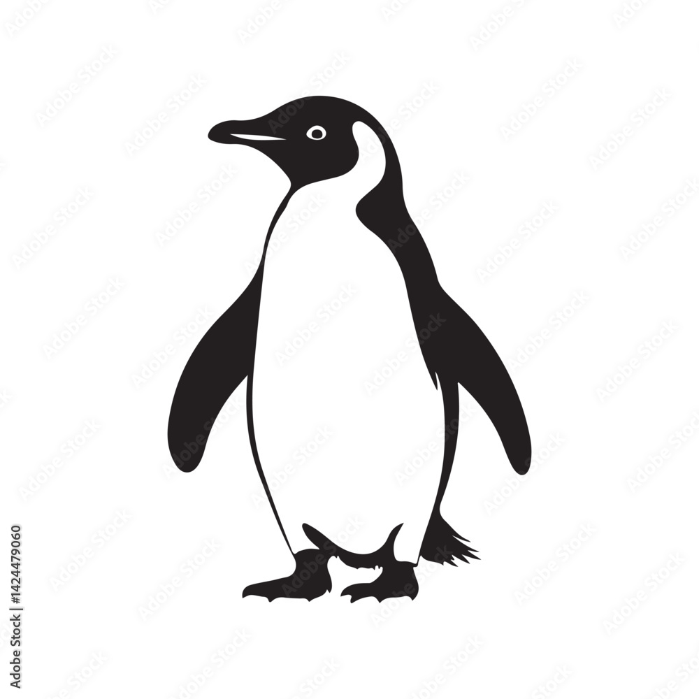 Obraz premium Penguin Artwork – Arctic Animal Graphic