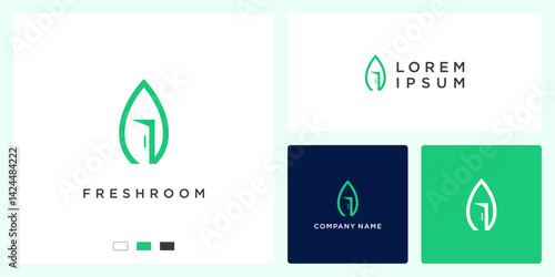 Fresh room logo design template