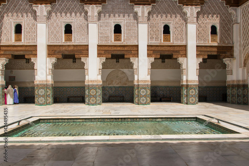 Obraz na płótnie The Medersa Ben Youssef w salonie