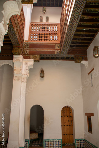 Obraz na płótnie The Medersa Ben Youssef w salonie