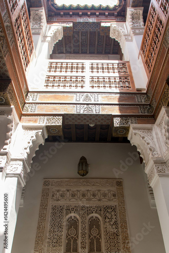 Obraz na płótnie The Medersa Ben Youssef w salonie