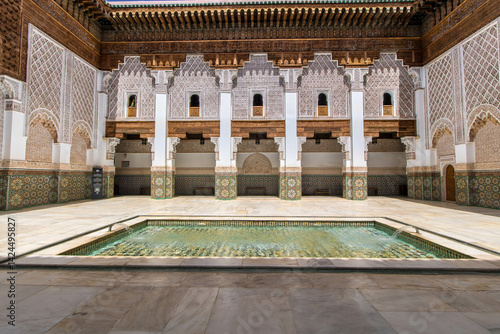 Obraz na płótnie The Medersa Ben Youssef w salonie