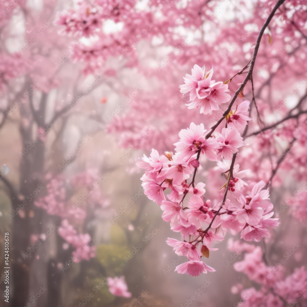 Obraz premium pink cherry blossom, pink cherry blossoms, pink cherry blossom in spring
