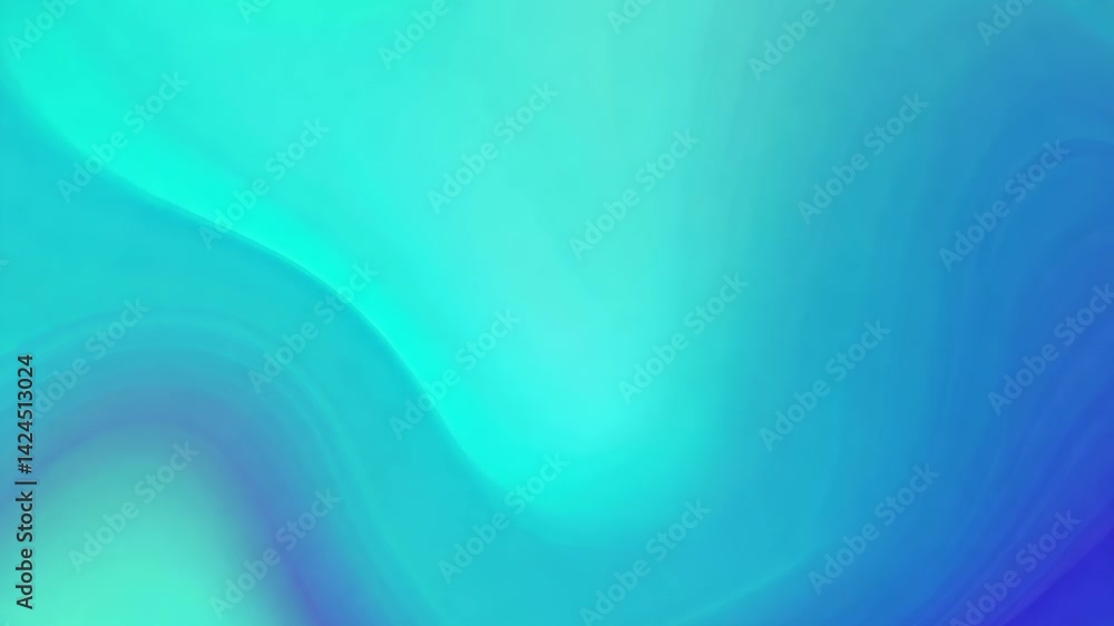 Bright Blue and Teal Animated Gradient Background for Smooth Wallpaper