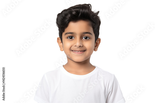 Smiling Indian Boy on Transparent Background – Happy Child Cutout, Isolated PNG, Joyful Expression – Ideal for Web, Education, Advertising, Family, or Cultural Design Projects, PNG cut out.