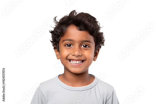 Smiling Indian Boy on Transparent Background – Happy Child Cutout, Isolated PNG, Joyful Expression – Ideal for Web, Education, Advertising, Family, or Cultural Design Projects, PNG cut out.