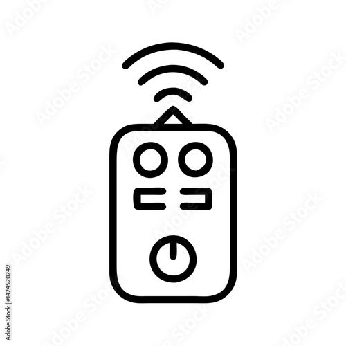 Smart Home Remote Control Icon Design  
