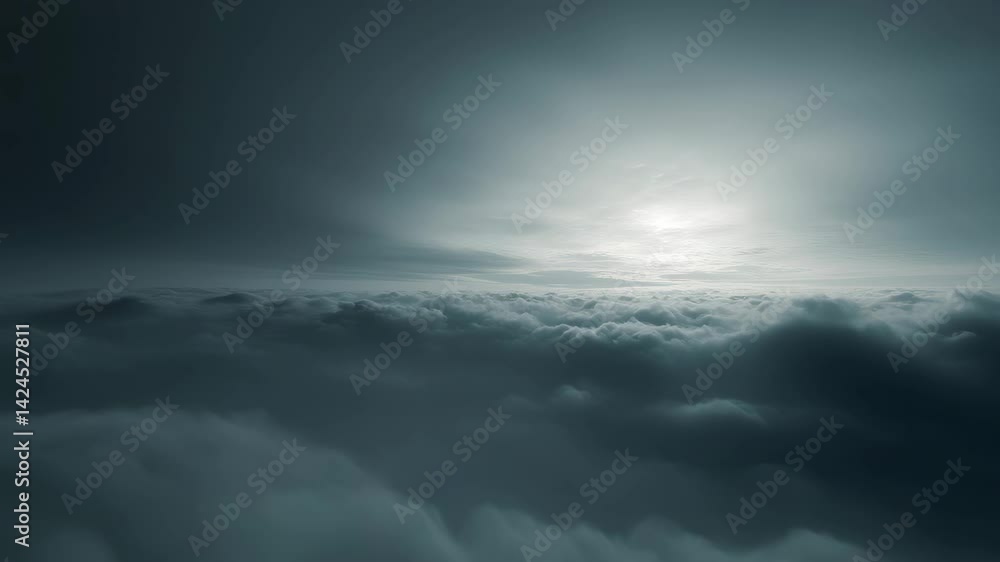 Flying above the clouds. Aerial view of clouds at sunrise. Traveling by air perfect background, 4k,beautiful blue sky with soft white clouds timelapse for abstract background Flying above the clouds. Aerial view of clouds at sunrise. Traveling by air perfect background, 4k,beautiful blue sky with soft white clouds timelapse for abstract background