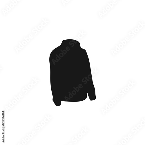 Black hoodie mockup. Fashionable template sweatshirt casual clothes