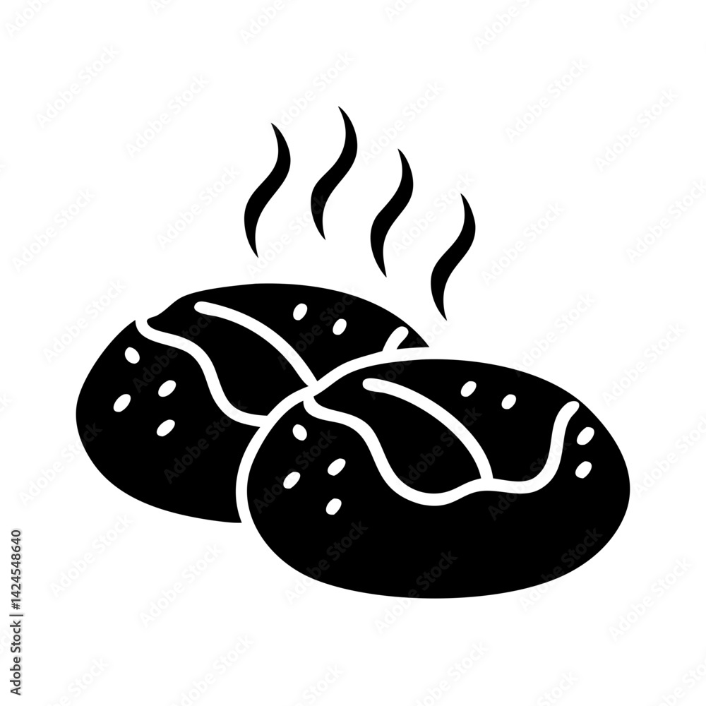 warm bread rolls icon, warm bread rolls silhouette vector illustration-simple silhouette illustration of warm bread rolls,warm bread rolls vector warm bread rolls icon, warm bread rolls silhouette vector illustration-simple silhouette illustration of warm bread rolls,warm bread rolls vector