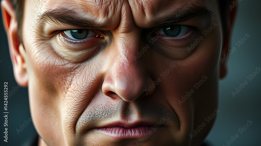Determined Gaze: A close-up of a determined expression, highlighting the person's intense focus and determination. Determined Gaze: A close-up of a determined expression, highlighting the person's intense focus and determination.