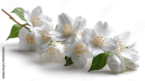 Delicate Jasmine Branch: A Serene Floral Still Life