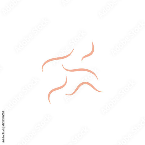 Worms intestinal icon