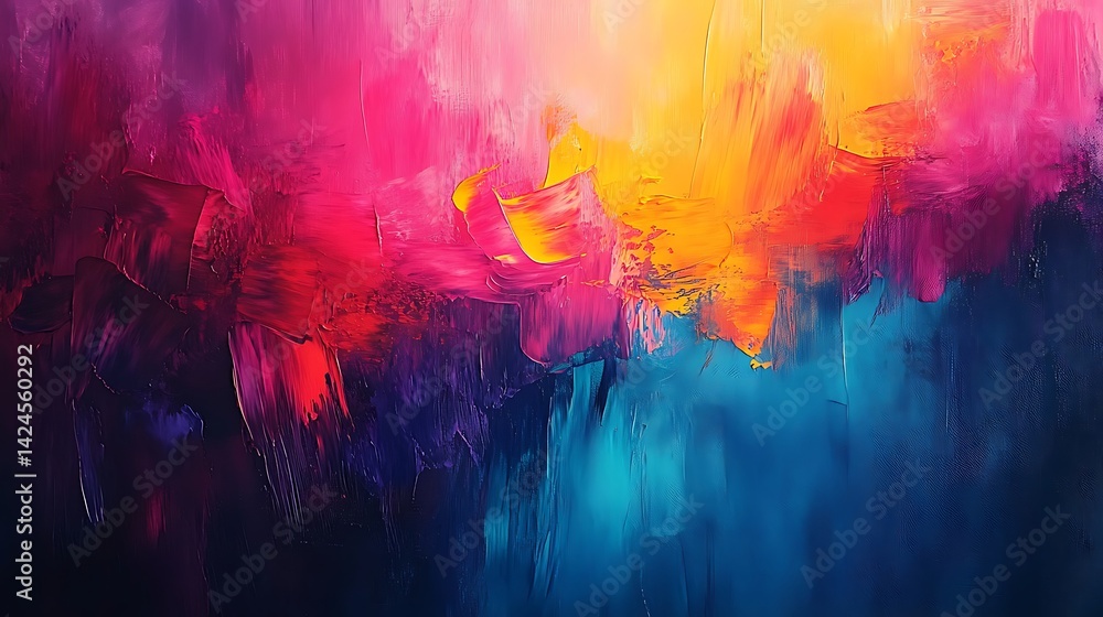 Vibrant Abstract Paint Texture. Vibrant Abstract Paint Texture.