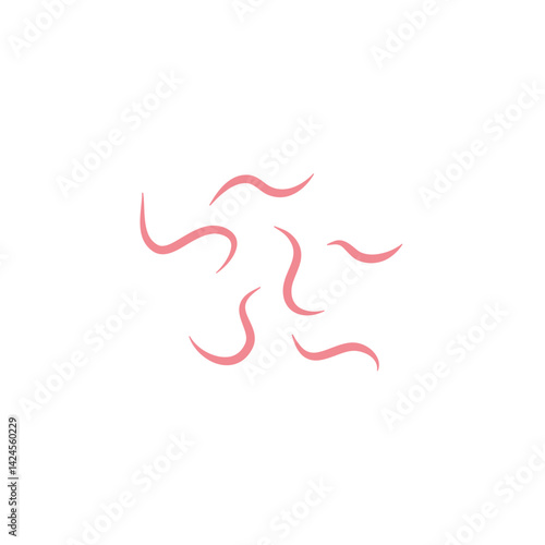 Worms intestinal icon